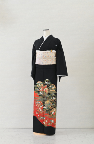 黒留袖【雪輪】