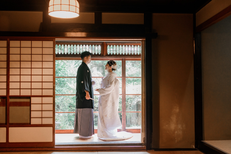 日本庭園での撮影