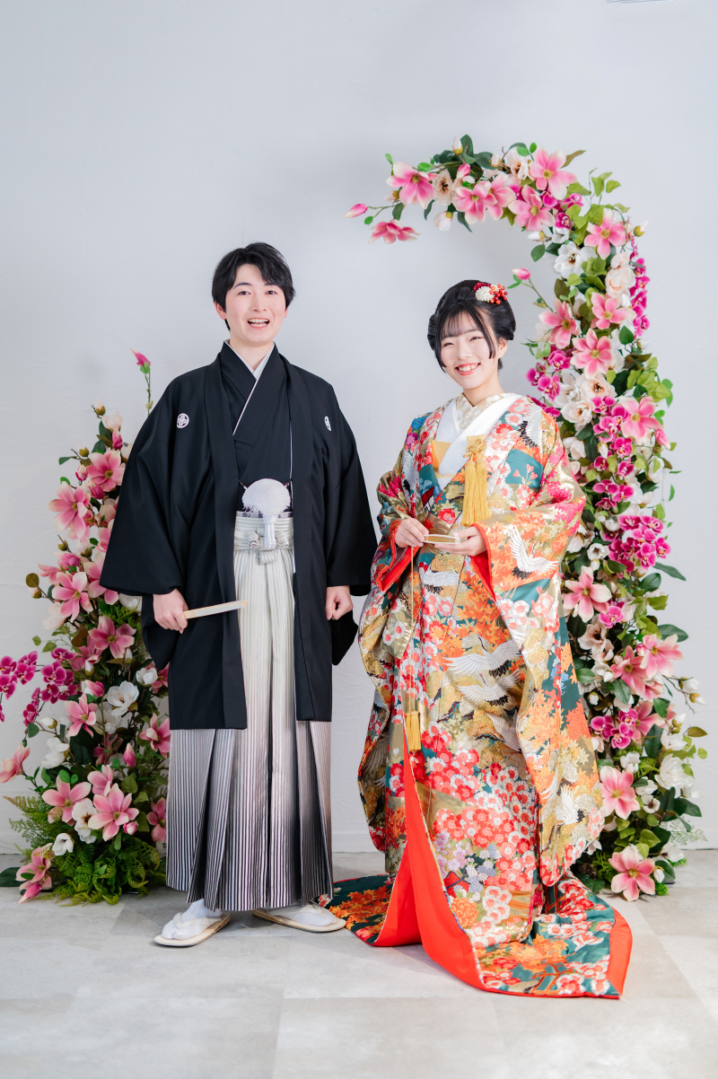 本日は和装スタジオ撮影