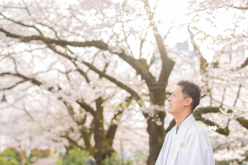 新郎様のソロカット!