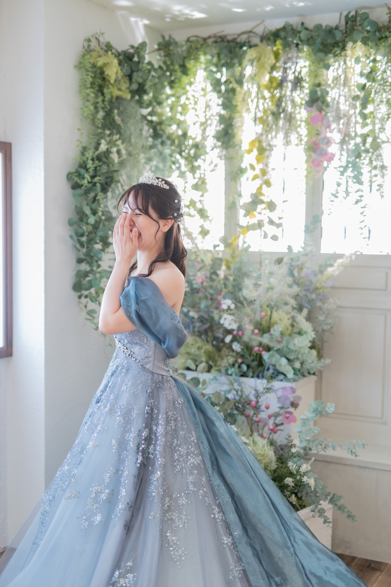 新婦様の目線の先には…