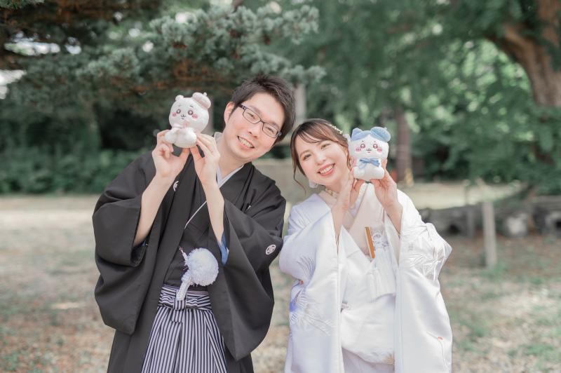 おふたりが大好きなちいかわと♡