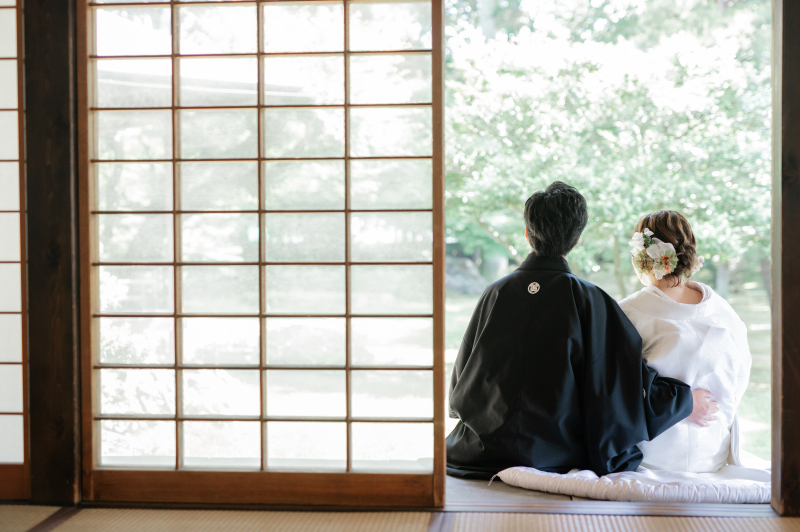 室内で縁側カット!