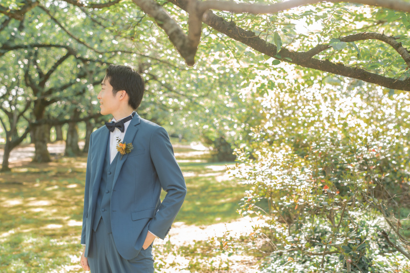 新郎様のソロカット!