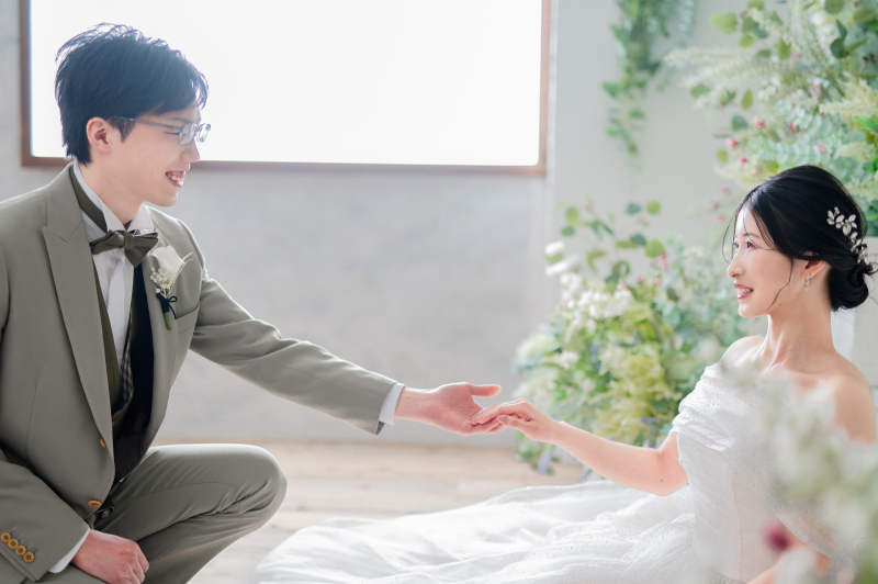 新婦様ソロカットからのワンシーン