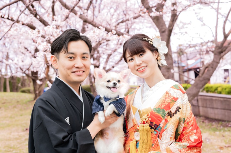 大好きな愛犬と