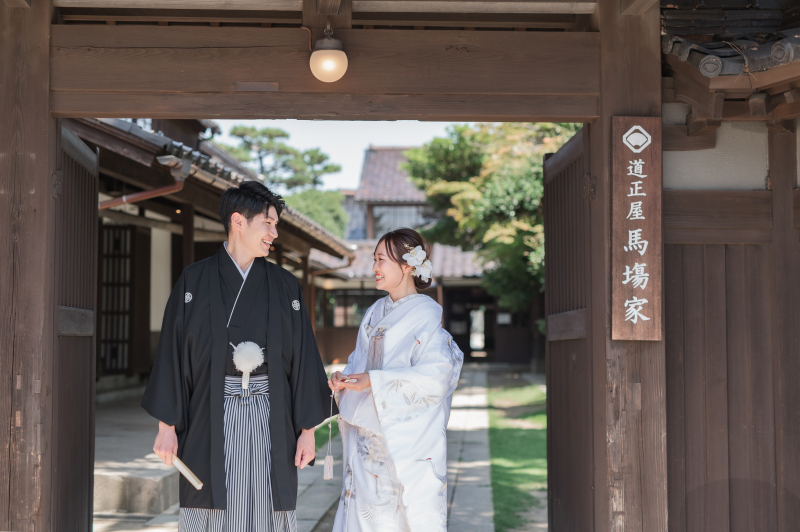 馬場家の門からスタート