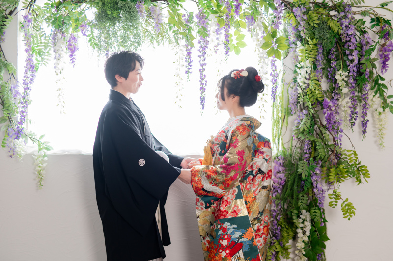 当店の和装スタジオで
