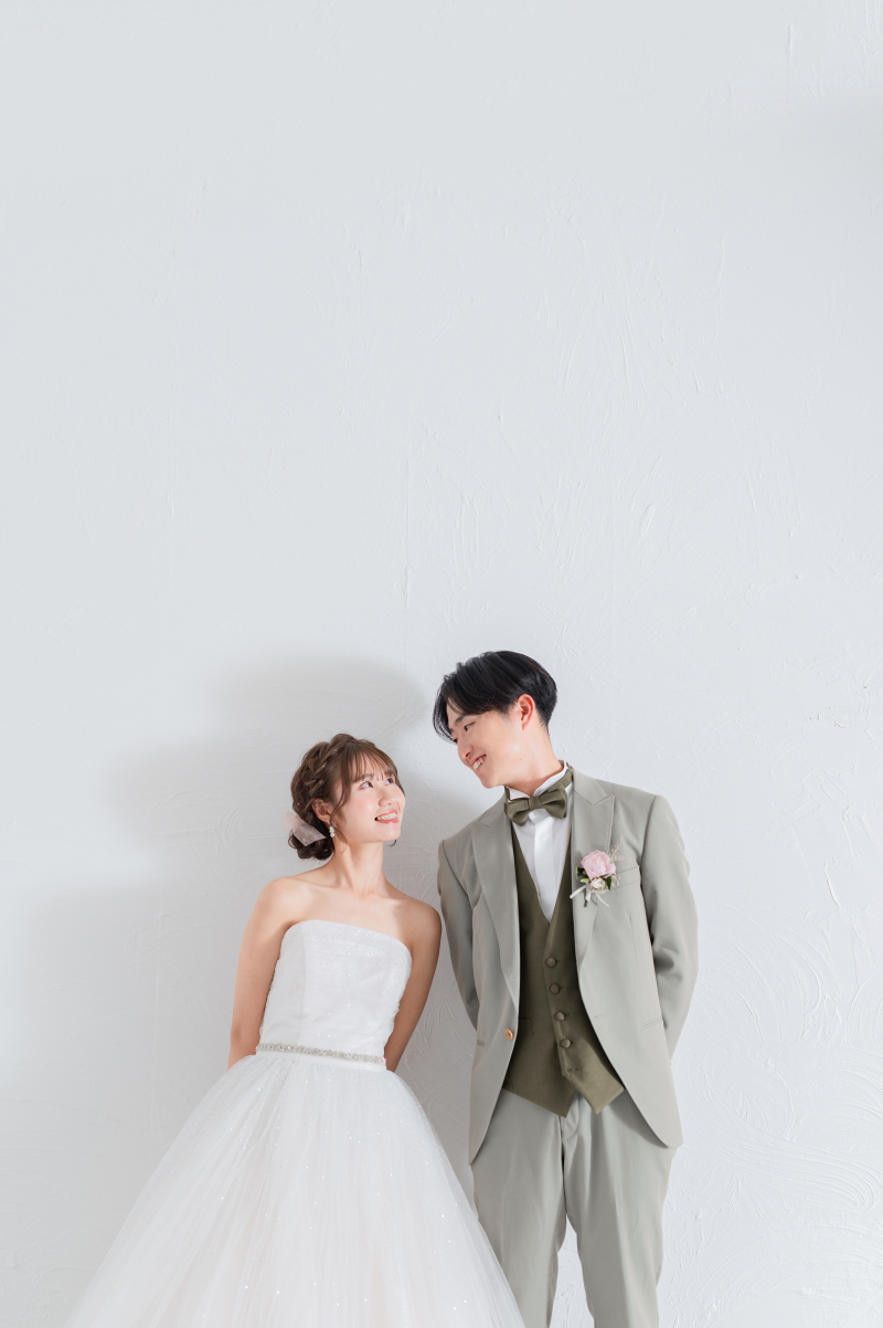 シンプル背景だからこそ映える!