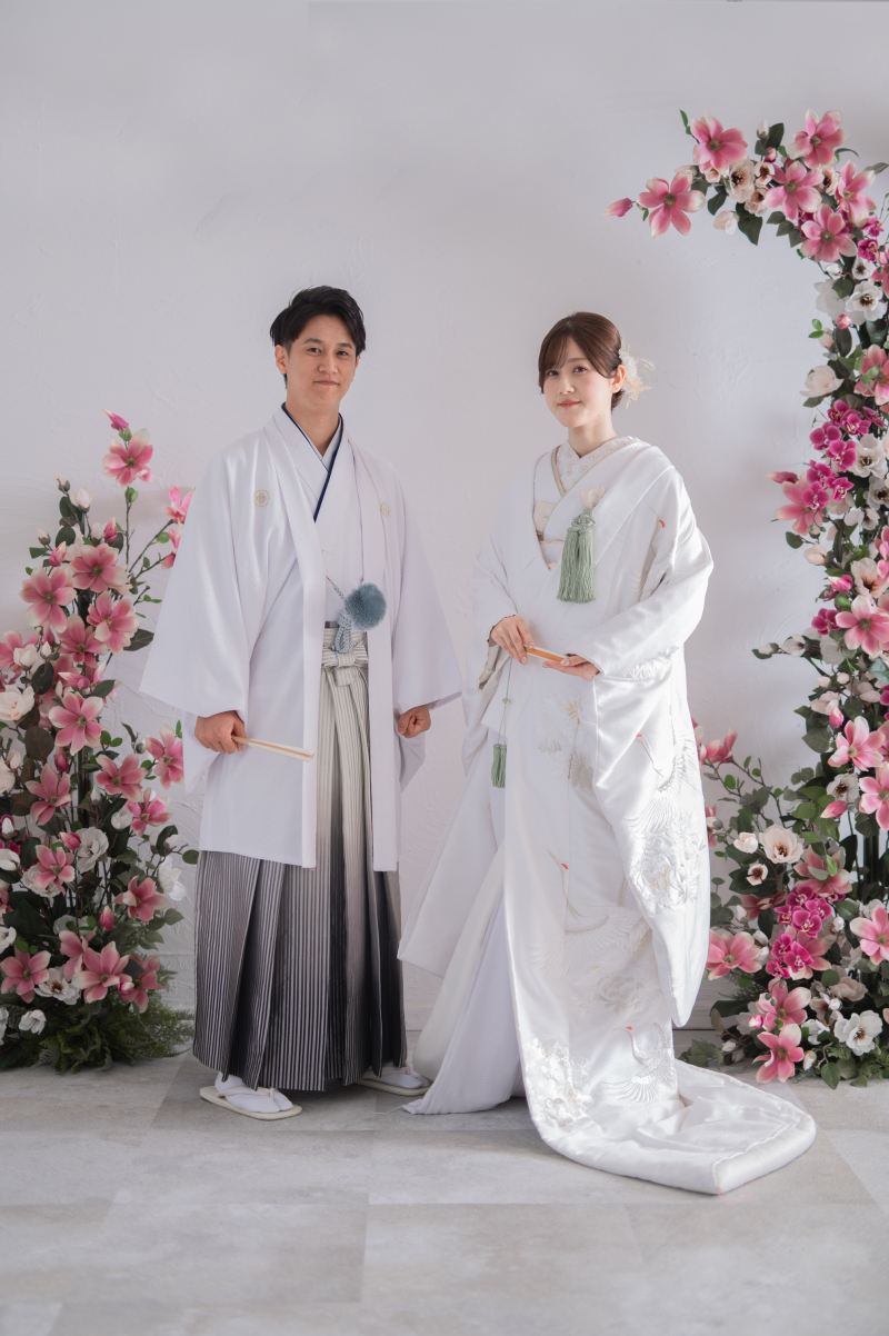 まずは和装スタジオ撮影からスタート！