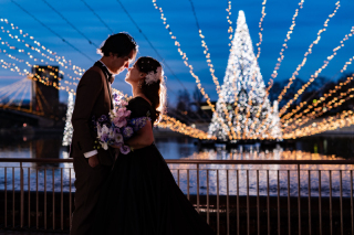 ＼12月～2月限定！／環水公園でイルミネーション洋装撮影