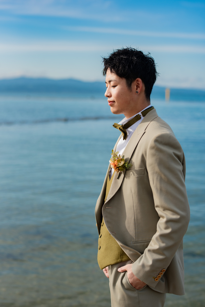 新郎様のソロカットも!!