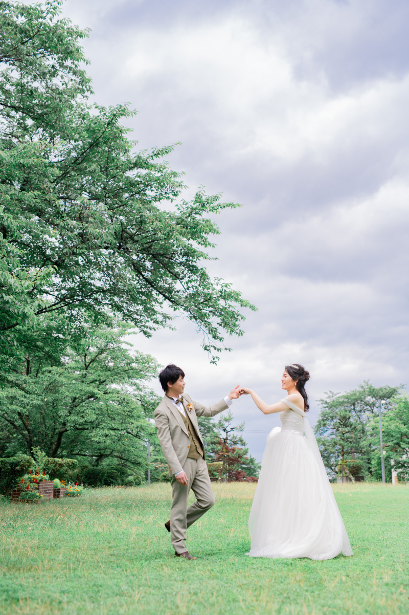 カッチリめではない撮影も◎