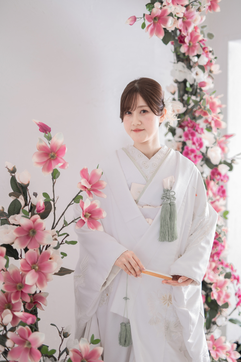 チェンジした小物が映える！