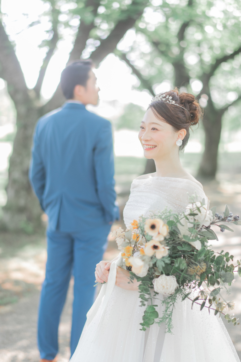 新婦様を引き立たせる撮影