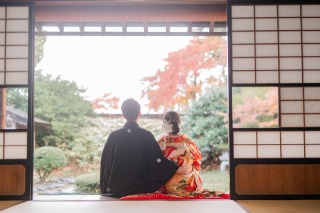 ＼秋限定！／和装で紅葉フォト