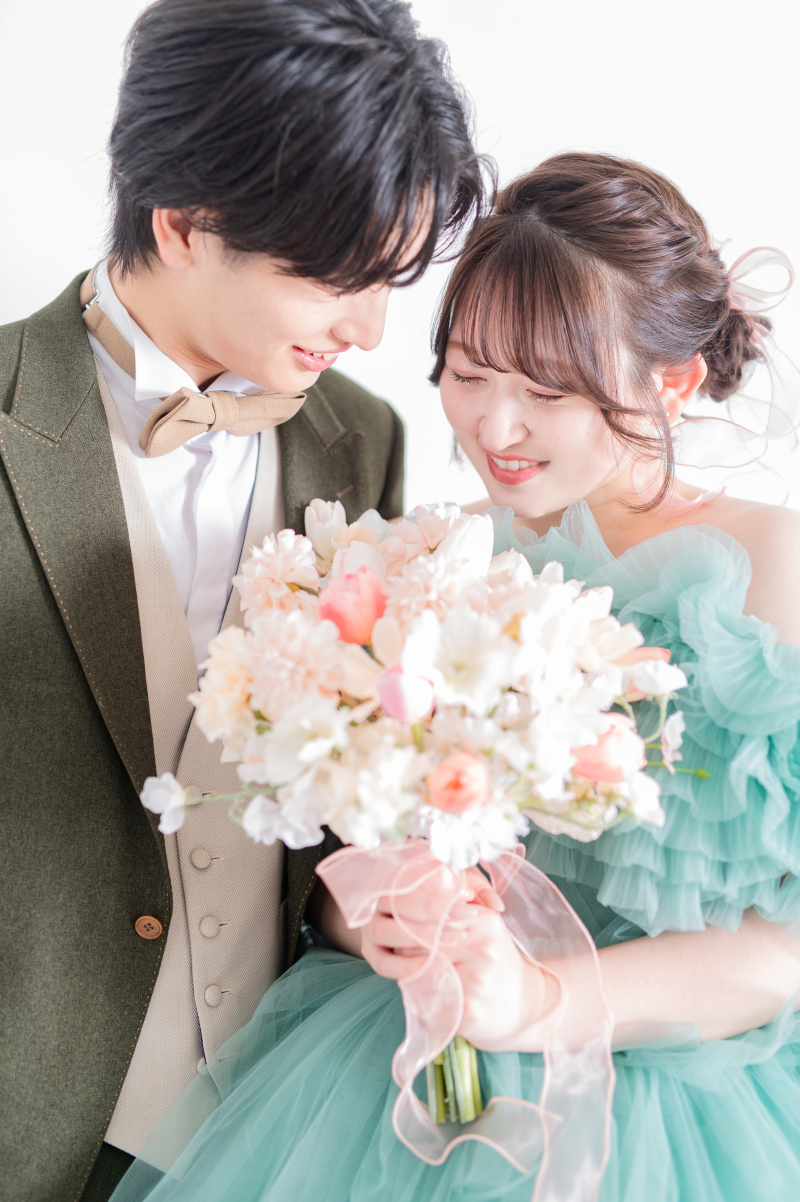 3着目はカラードレス