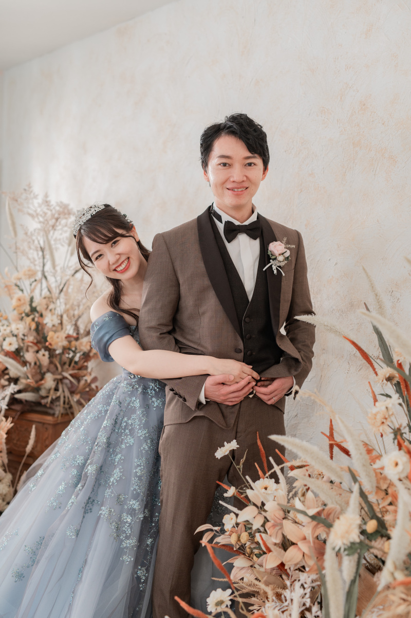 新婦様からのバックハグ♡