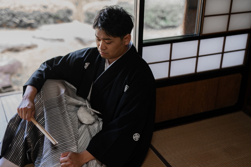 ソロカットでは渋く!