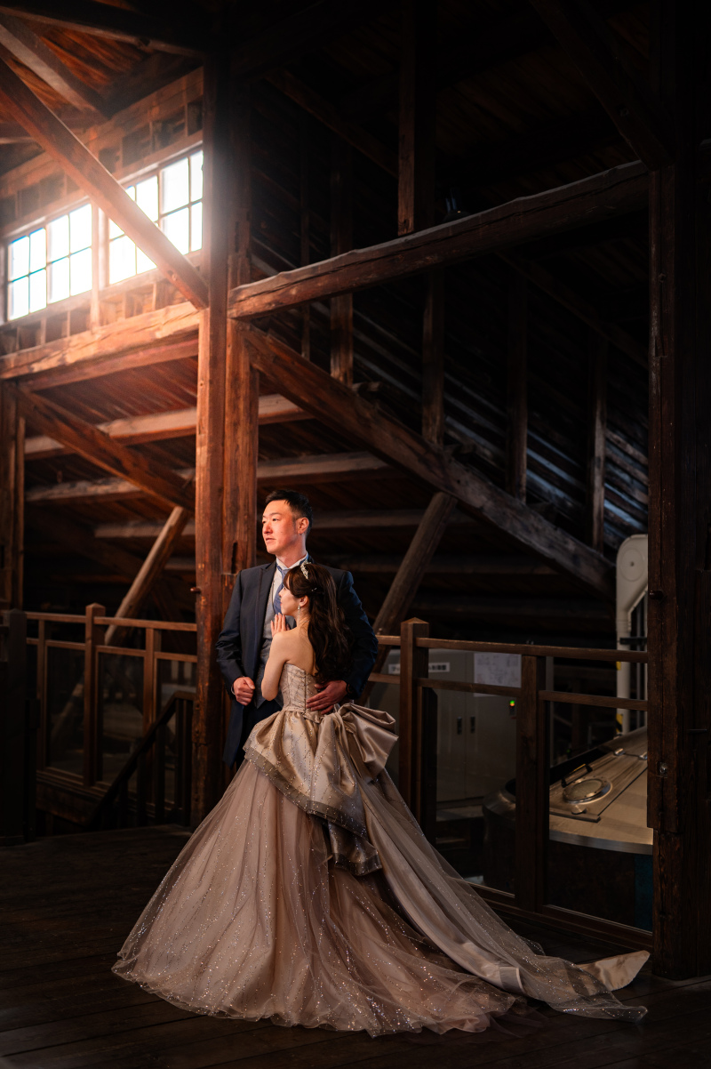 三郎丸蒸留所での撮影スタート