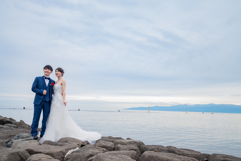 おふたりで遠くを見つめて…