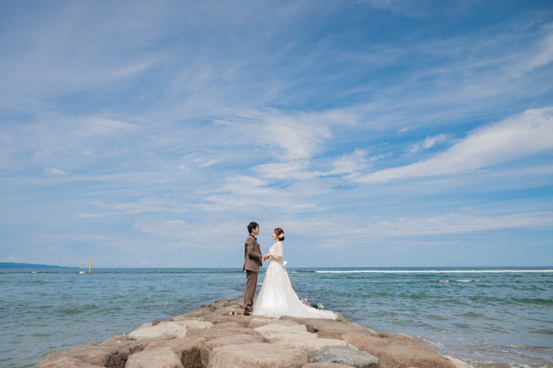 最初は岩場からスタート☆