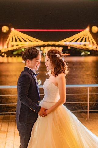 冬だけの前撮り☆ナイトフォト