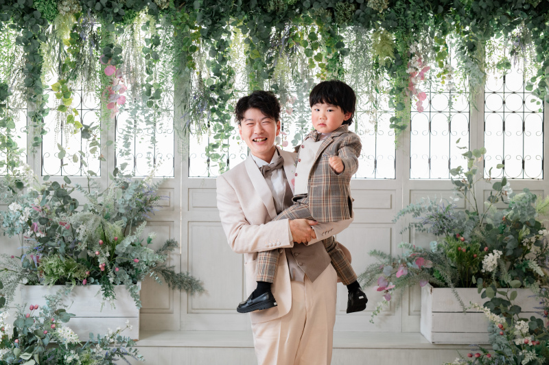 新郎様との2ショット