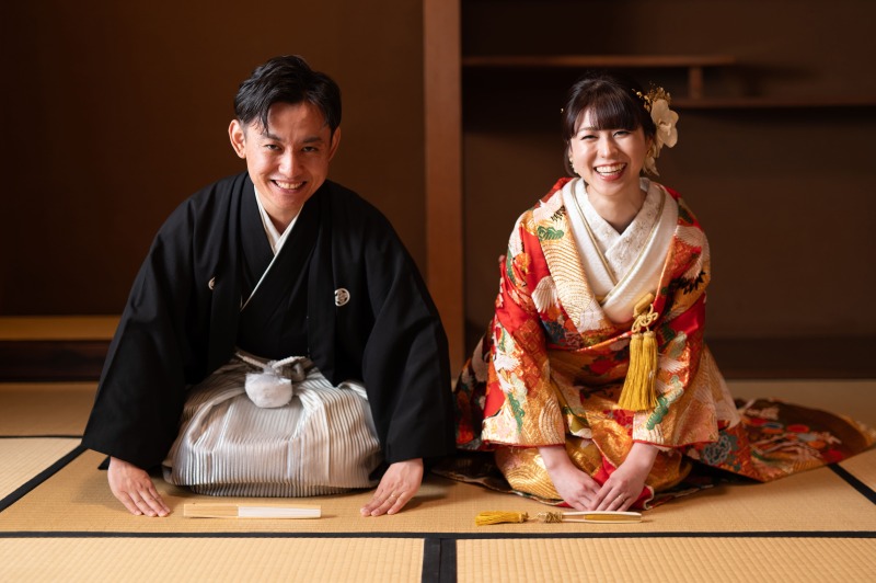 最後は正座ショット
