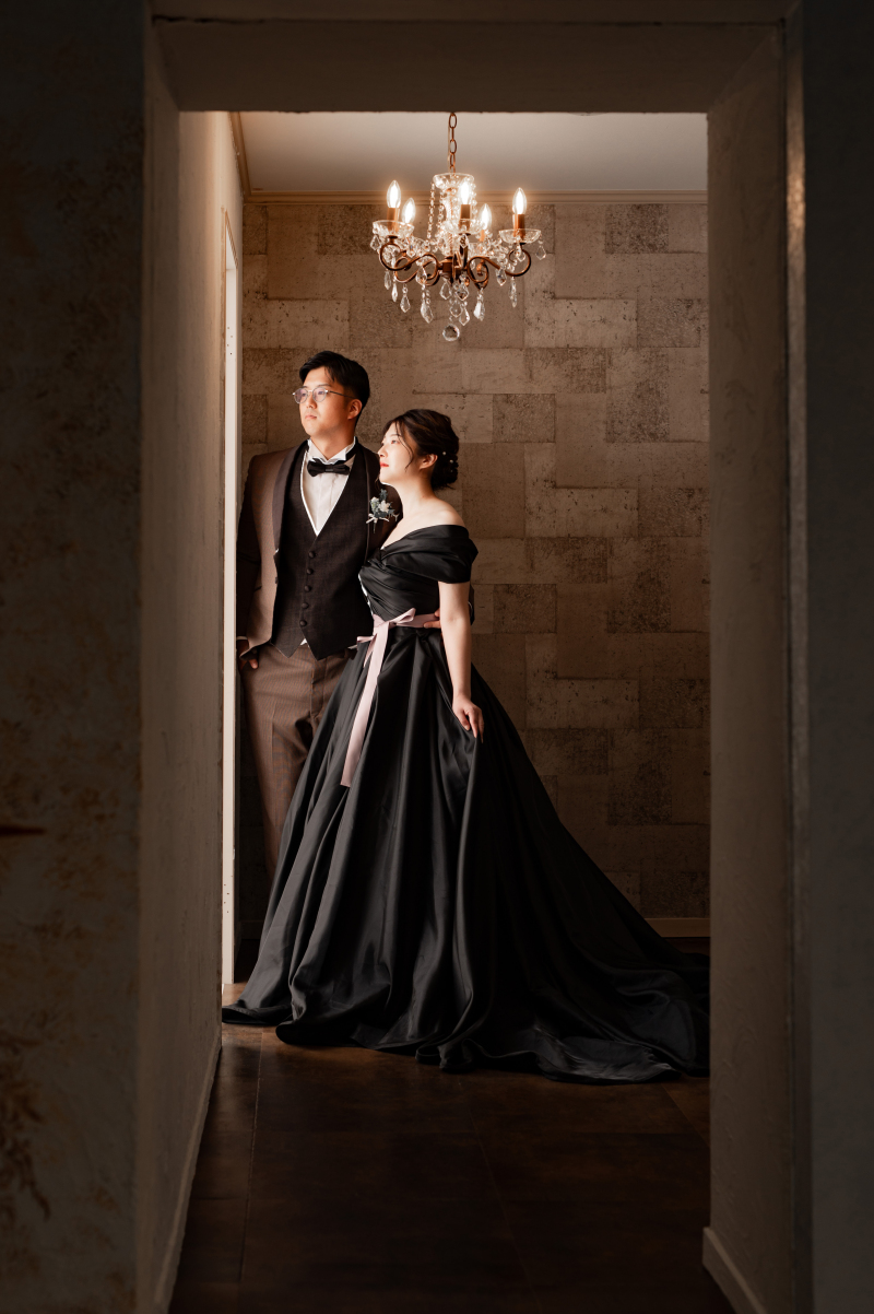 シャンデリアのエリアでの撮影