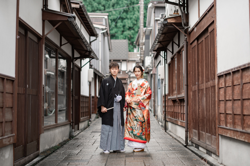 雨の後色打掛に変更して再スタート