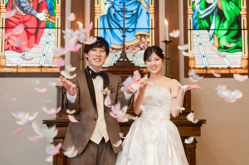 最後はコンフェッティを使って楽しく!!