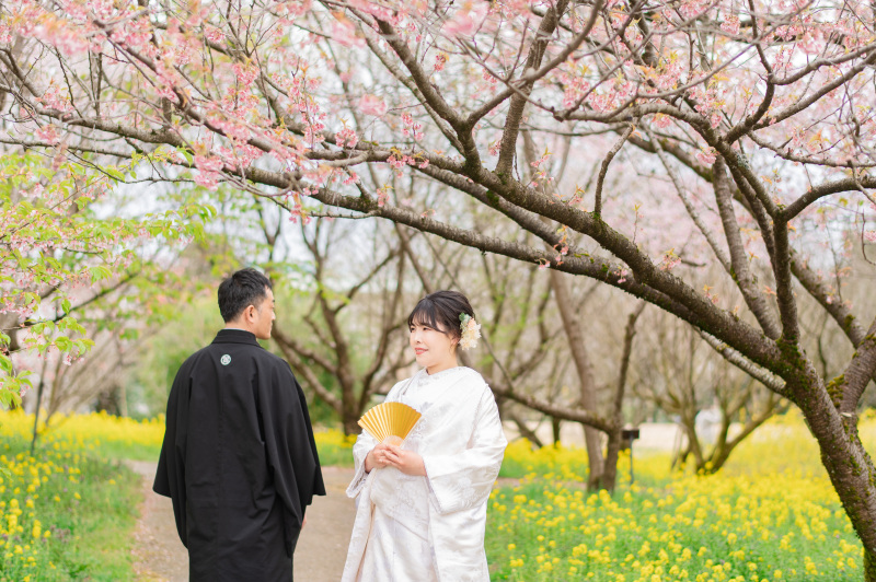 新郎様は背中で語って