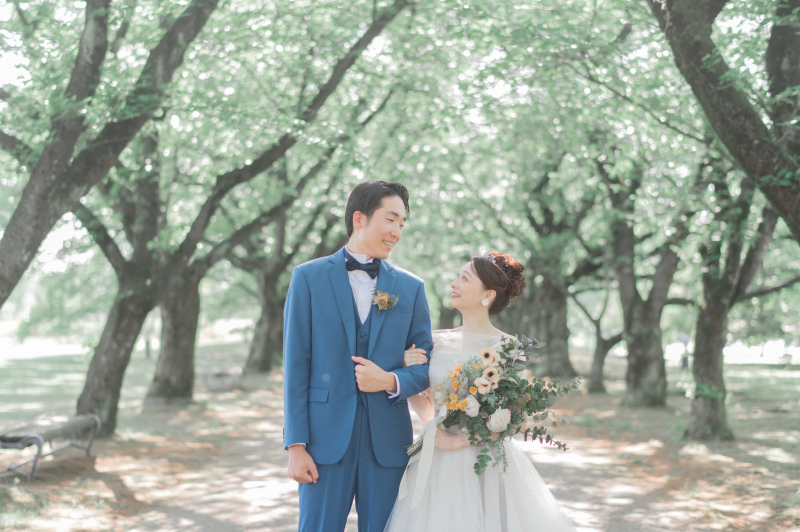 最初は並木通りから!