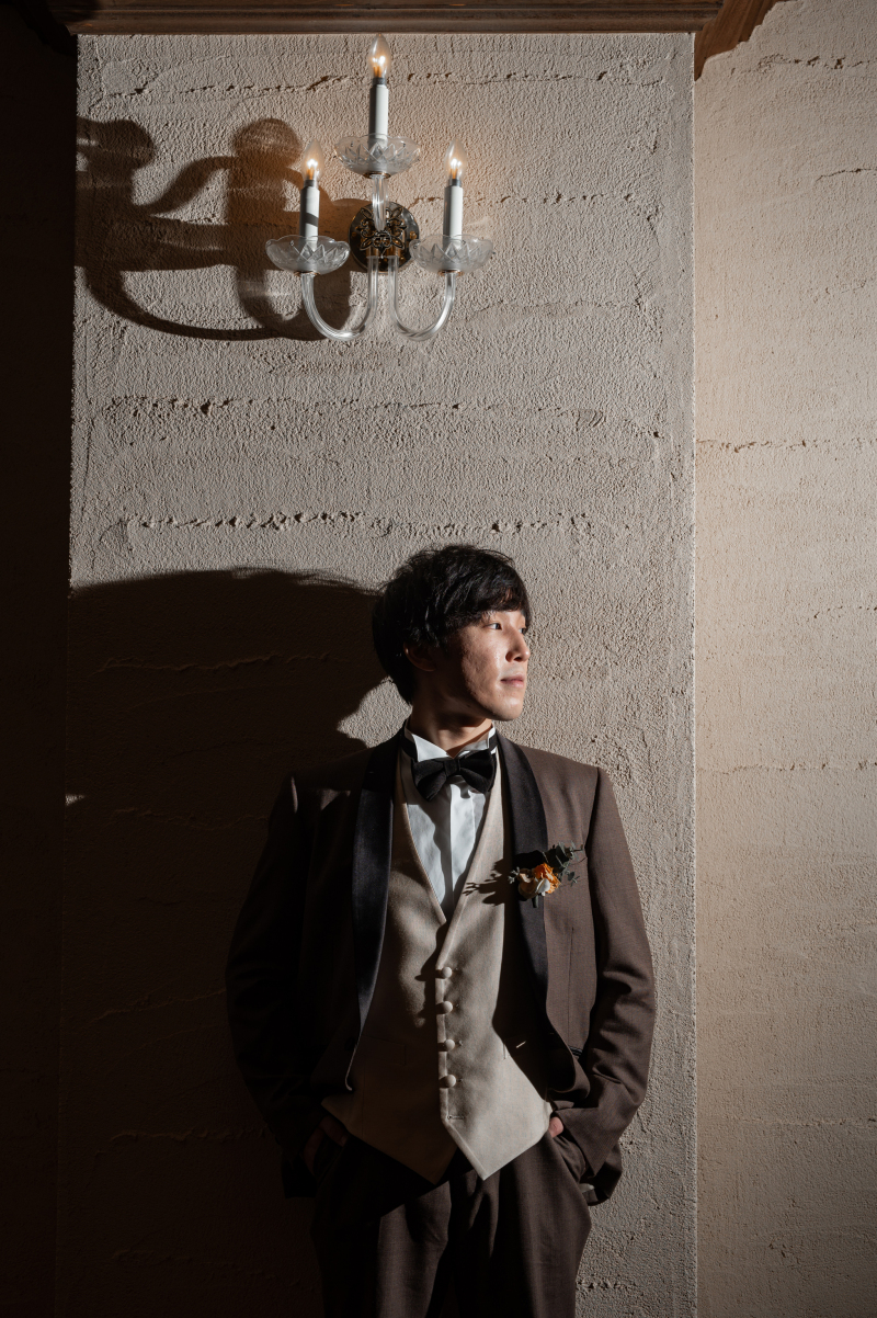 新郎様はかっこよく!