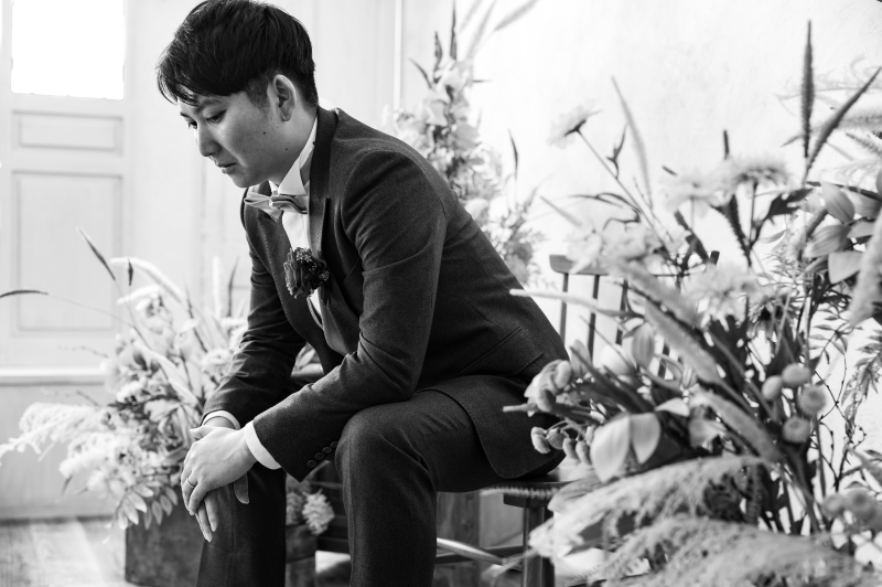 新郎様のソロカット