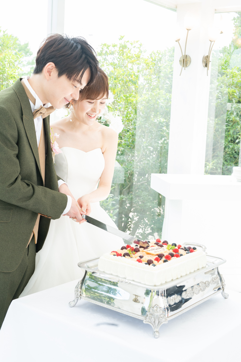 ケーキ入刀