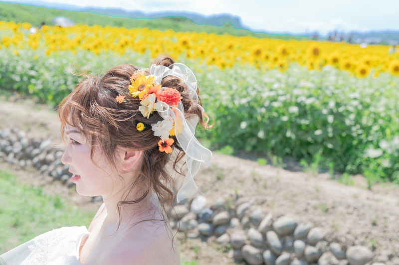ヘアメイクももちろん