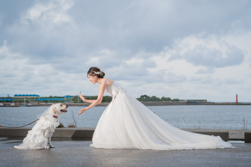 愛犬との撮影も♡