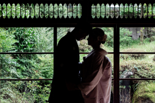 八尾街歩き＆八幡神社　洋装スタジオ撮影