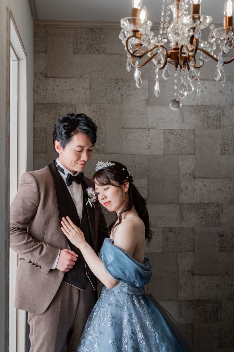 シャンデリアゾーンで大人な雰囲気に!