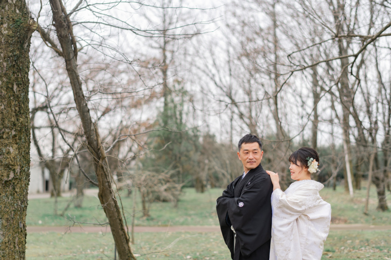 振り向くと新婦様が☺