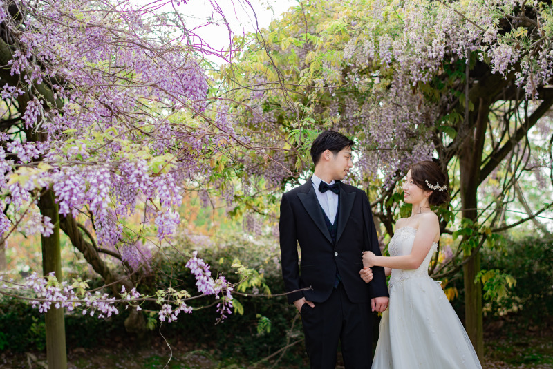 藤の花でしっとりと…♪