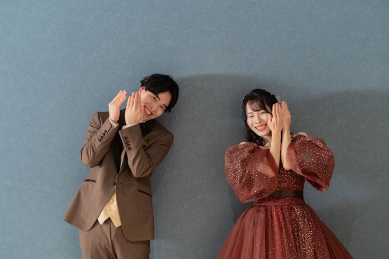 お顔をひょっこり☺