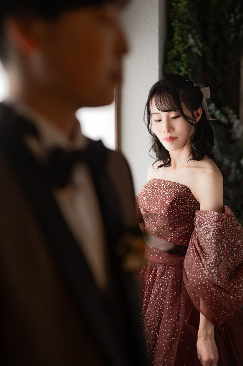 新郎様越しに…