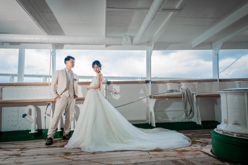 あえて引きでのカット!