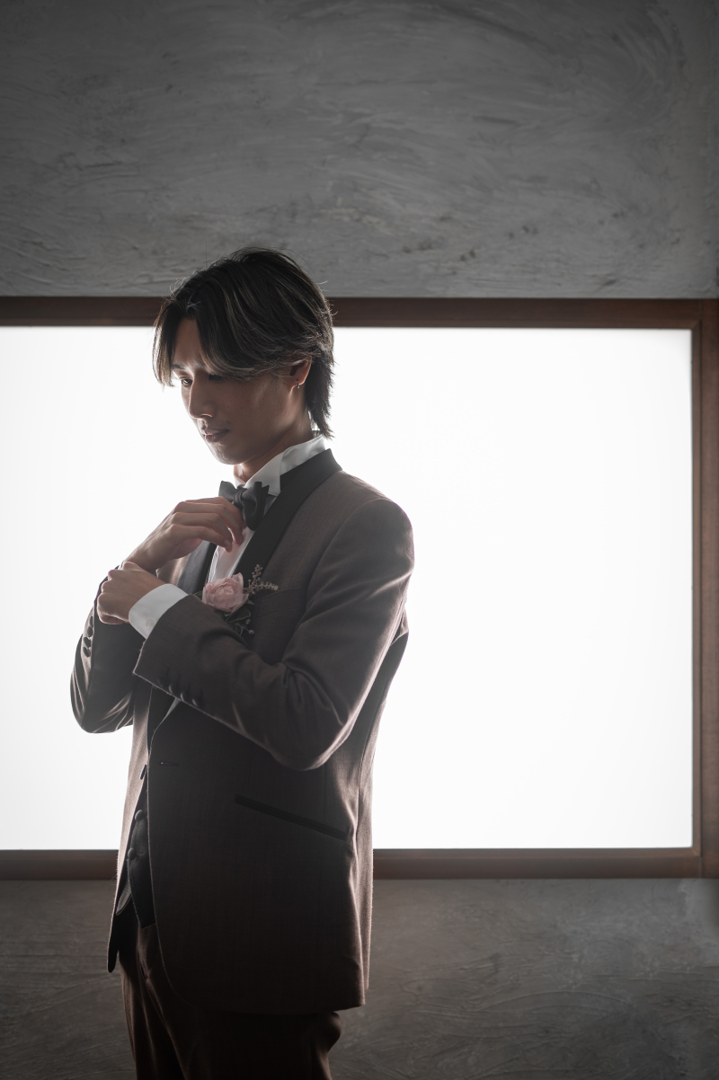 新郎様のソロカット