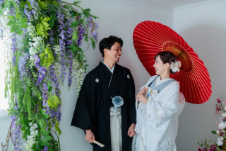 新郎様ヘアセット