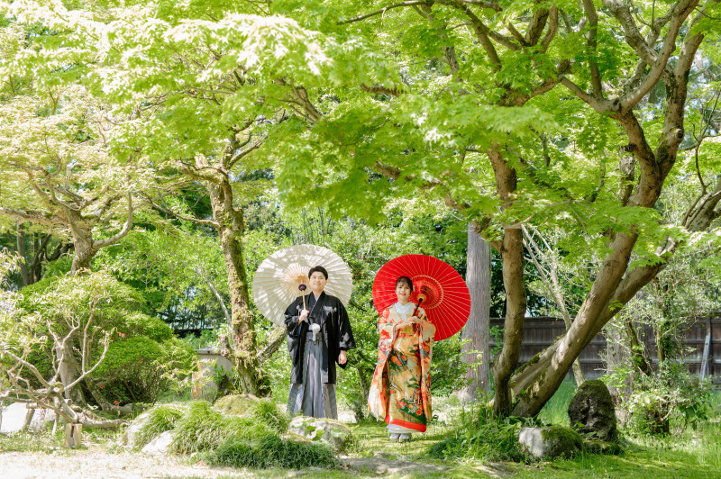 5月~7月限定プラン!木漏れ日と白無垢や色打掛、春から初夏だけの特別撮影