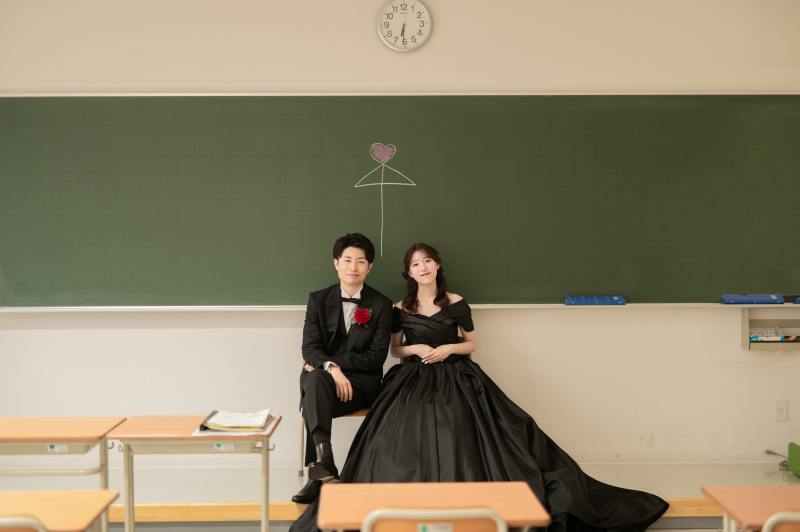 【ふたりの思い出がたくさんつまった場所で♡】学校など許可が取れるところでの思い出の場所ロケーション撮影